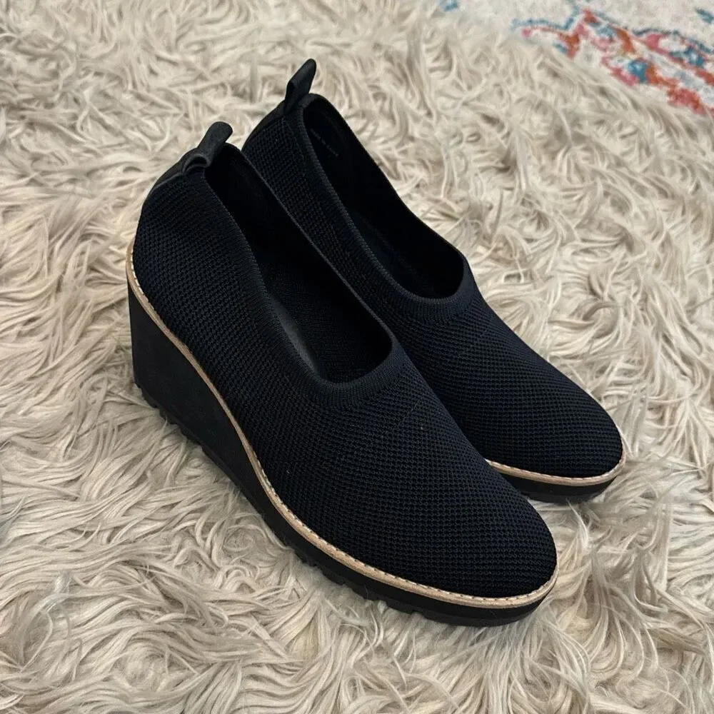 EILEEN FISHER Margie Wedge Pumps 9.5